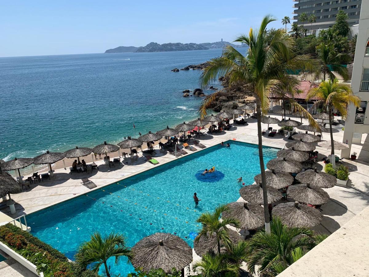 Suite Frente Al Mar En El Corazon De Acapulco Bagian luar foto
